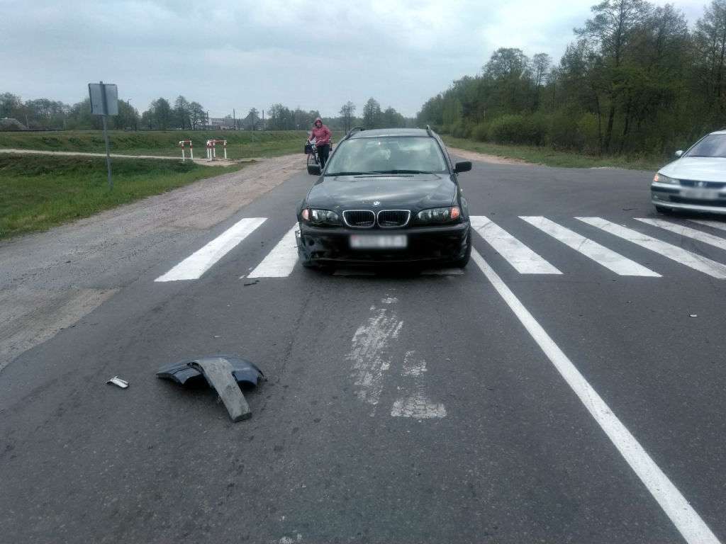 Авария из трёх машин произошла в Ганцевичах