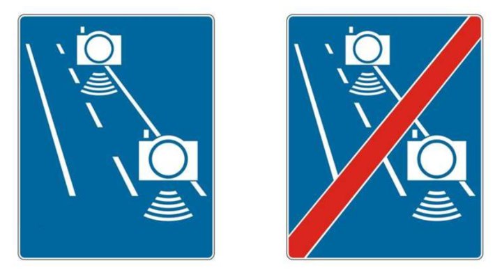 Новые знаки в Польше сообщают об измерении средней скорости авто
