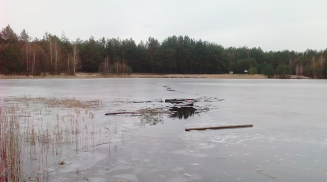 В Кобринском районе рыбак провалился под лед