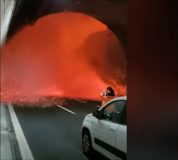 "Врата ада": огненный смерч в Италии (видео)