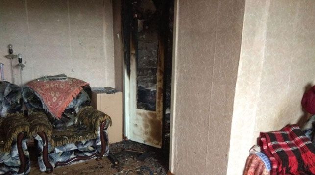 Мужчина обгорел на пожаре в квартире в Малоритском районе (видео)