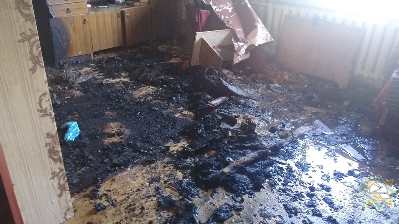 Мужчина спас соседа на пожаре в Жабинке