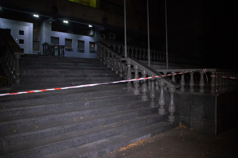 Теракт в Киеве: неизвестный стрелял из гранатомета (видео)