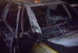В Бресте на парковке сгорели 2 автомобиля