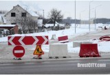 В Бресте в связи со строительством нового микрорайона закрыли поворот с Суворова на Луцкую