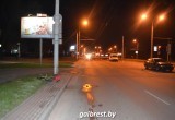 На Московской в Бресте автомобиль сбил нетрезвого велосипедиста