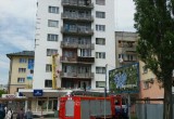 При проведении ремонтно-строительных работ на бульваре Шевченко сорвалась люлька с рабочими 