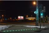 В Бресте напротив «Микса» появился пешеходный переход с подсветкой