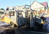 В Бресте 13 мая горели маршрутка и жилой дом