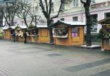 C улицы Гоголя в Бресте уберут новогодние палатки