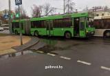 В Бресте из-за экстренного торможения автобуса пострадала пассажирка
