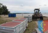 Первый на Брестчине инклюзивный пляж начали строить в Пинском районе