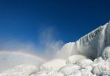 Ниагарский водопад замерз из-за холодов в США (видео)