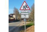 Экспериментальный дорожный знак появился в Беларуси