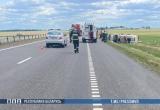 В Гомельской области перевернулась маршрутка, пострадали пять человек