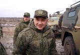 На территорию военных действий прибыл глава Минобороны РФ Шойгу