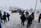 40 белорусских дальнобойщиков спасли из снежных заносов в Казахстане