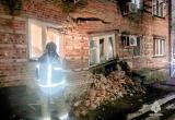Стена пятиэтажного жилого дома обрушилась в Ростове-на-Дону