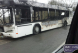 Утром 19 декабря под Брестом сгорел рейсовый автобус МАЗ