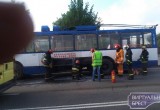 Утром 15 мая в Бресте горел троллейбус