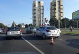Фотофакт: ДТП на перекрёстке Машерова-Партизанский проспект