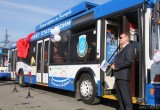 В Бресте запустили новый «социальный троллейбус»