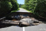 Дорога провалилась в Воложинском районе: что произошло?