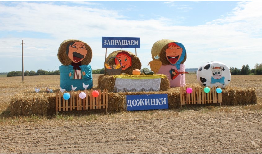 Соломенные гиганты: искусство к фестивалю «Дожинки»