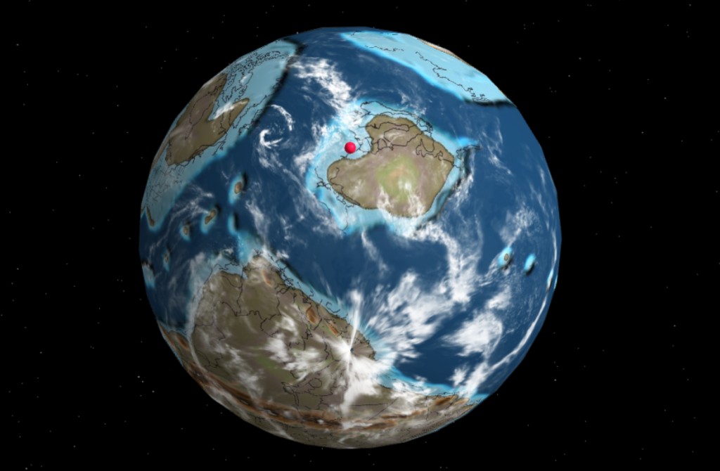 Карта Земли миллионы лет назад. Посмотрели, где был Брест