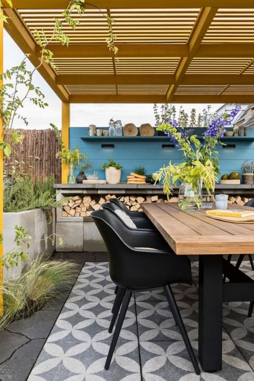 Уличная кухня для дачи: 35 хороших идей для маленького двора