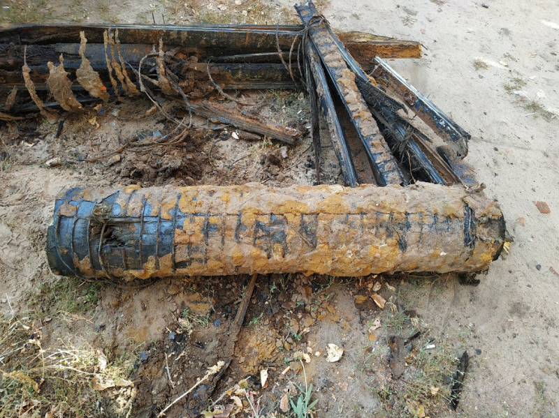 В Сызрани часть канализационных труб оказались деревянными