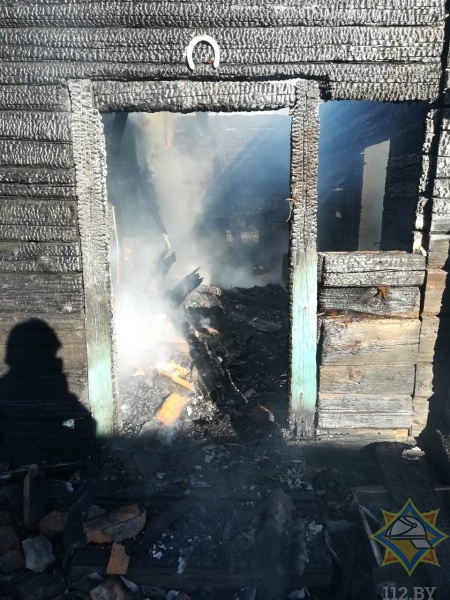 Мужчина сгорел в доме в Ганцевичском районе