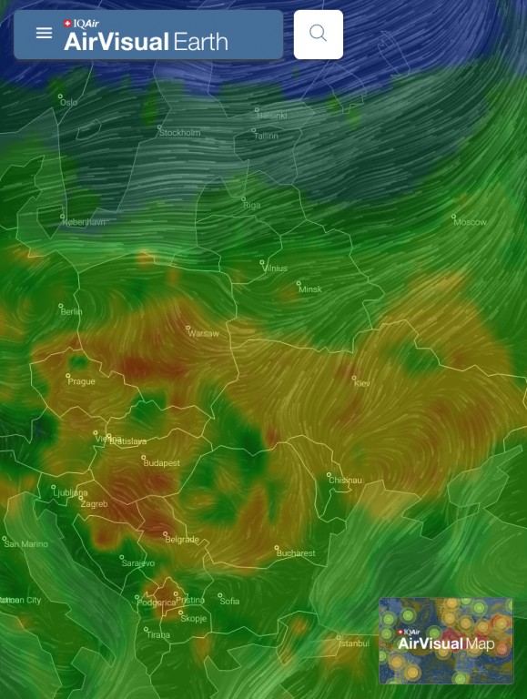 В Киеве воздух грязнее, чем в Пекине. Затронут Брест