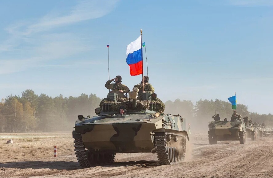 Военнослужащие Беларуси и России участвуют в учениях у польской границы