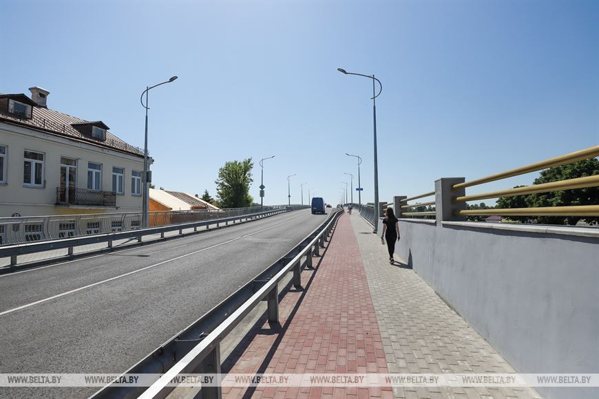 Автомобильный мост открыли после реконструкции в Пинске