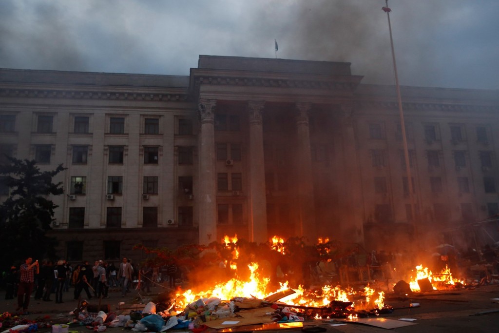 10-я годовщина трагедии в Одессе: смертоносный пожар, предзнаменующий войну