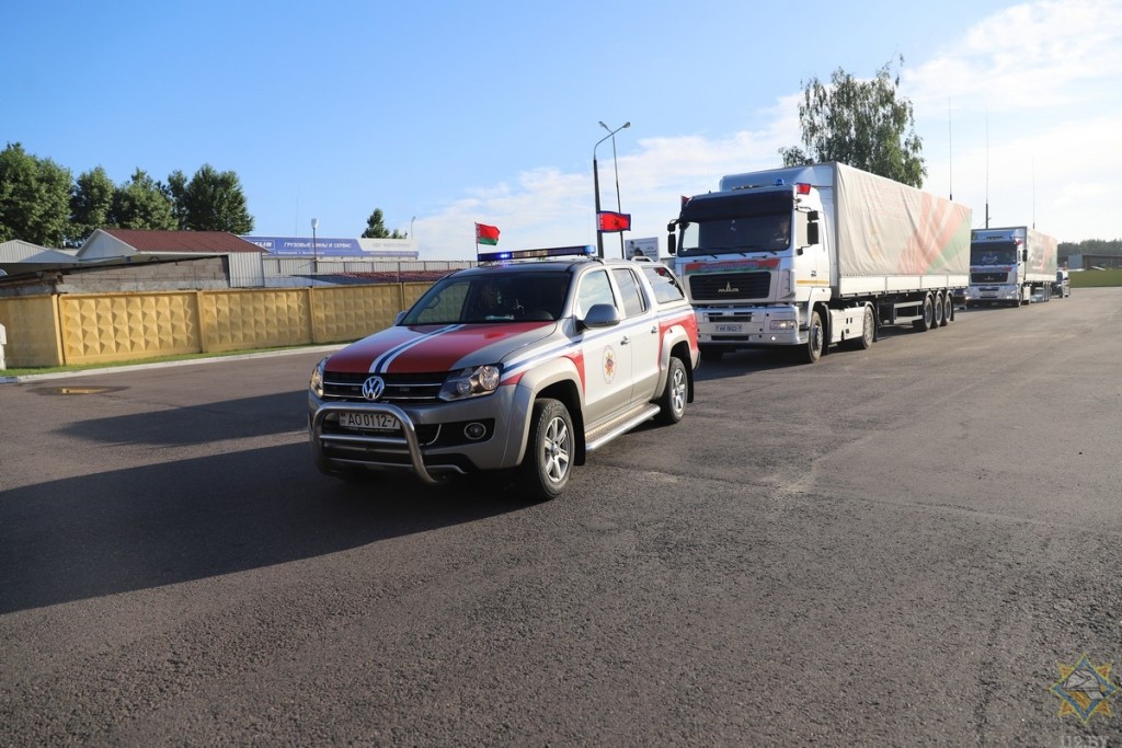 Беларусь отправила гуманитарную помощь в Украину