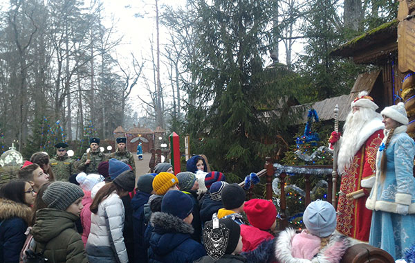 Дед Мороз патрулировал границу в Брестской области
