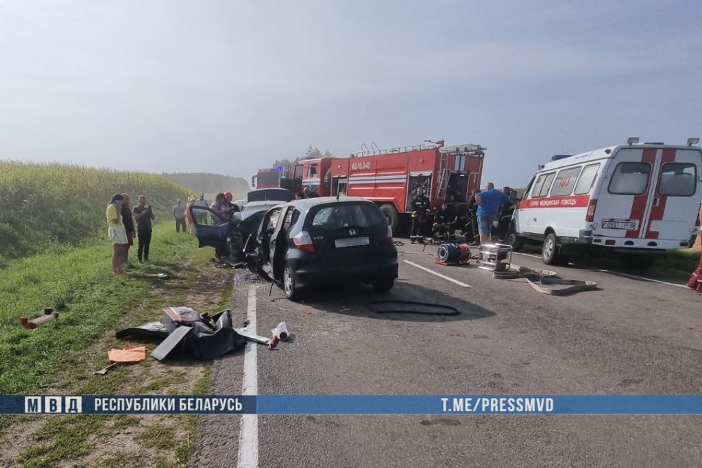 Шесть человек попали в больницу после ДТП под Могилевом