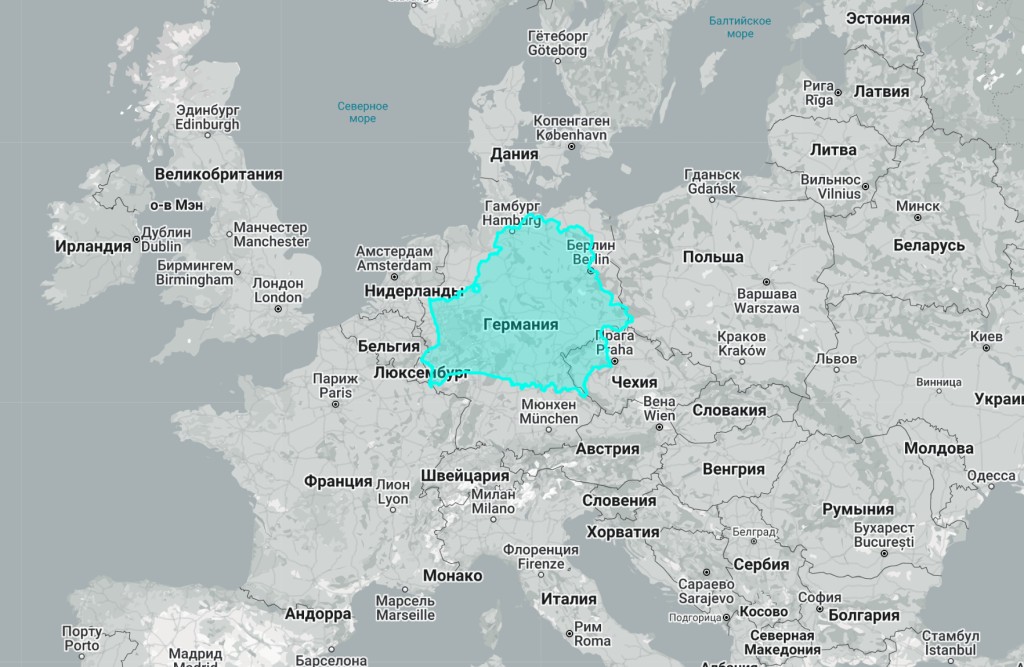Так ли мала Беларусь? Сравниваем размеры страны с другими государствами
