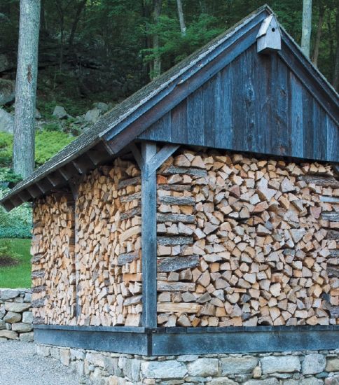 Хранение дров в частном доме: 35 интересных вариантов