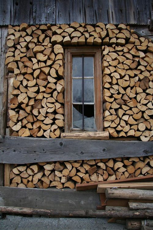 Хранение дров в частном доме: 35 интересных вариантов