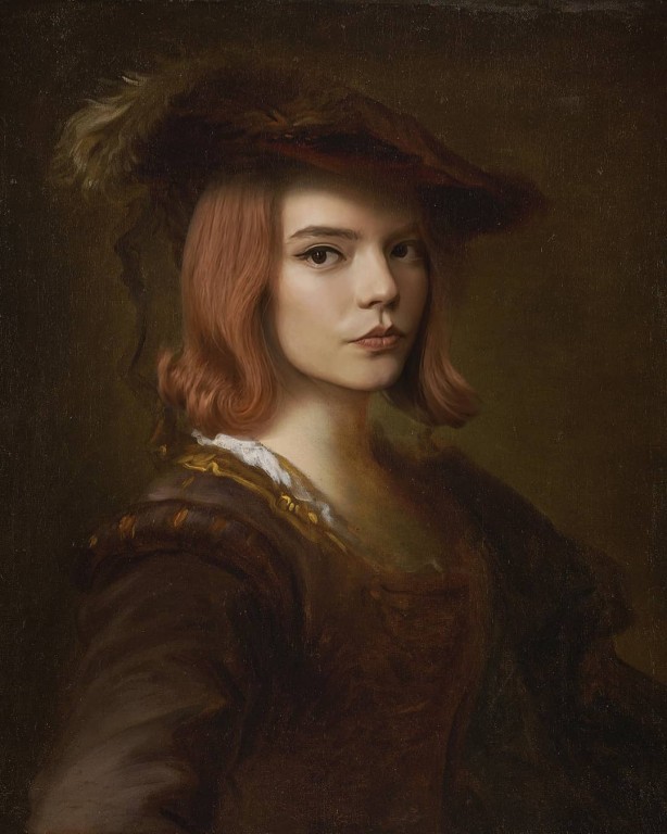 Как выглядели бы звёзды на портретах живописцев прошлых веков