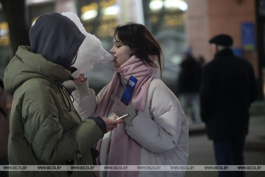 Как жители и гости Бреста отпраздновали Новый год