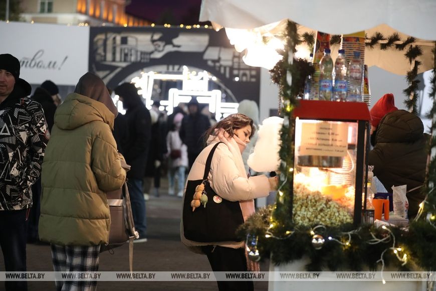 Как жители и гости Бреста отпраздновали Новый год