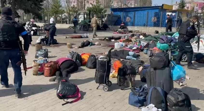 Около 30 человек погибли из-за ракетного удара по вокзалу Краматорска