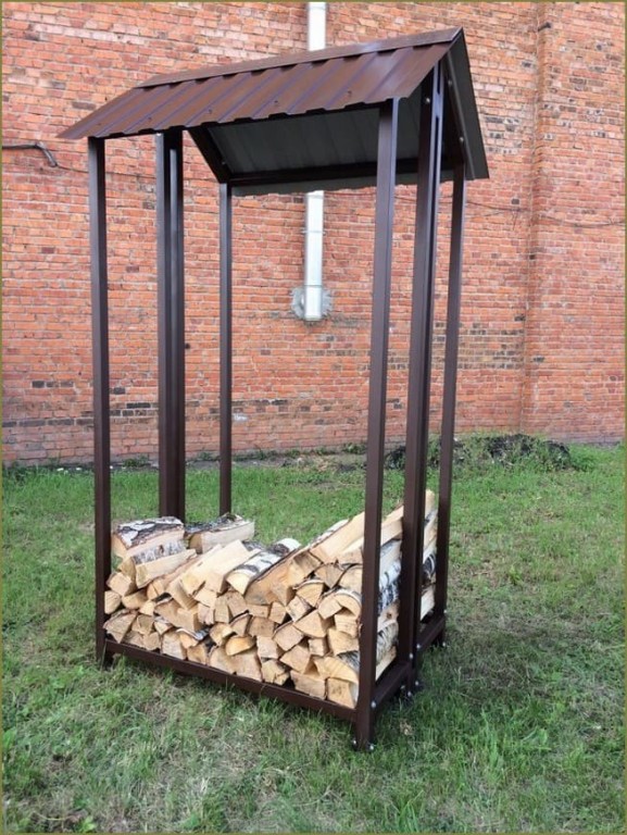 Красивое хранение дров: идеи для обустройства дровницы своими руками