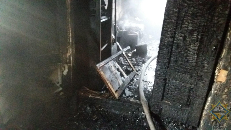 Мужчина сгорел заживо на пожаре в Каменецком районе