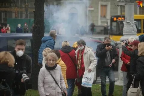 На марше пенсионеров в Минске силовики использовали слезоточивый газ