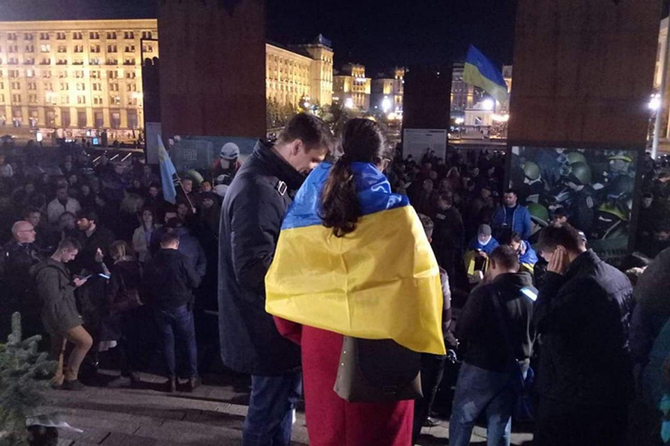 На Украине начался Майдан против Зеленского 